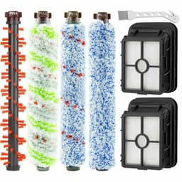 Combinatieborstelkoppen voor Bissell CrossWave stofzuigers – voor modellen 1866, 2306, 2551 en 1785 – inclusief 4 hoofdborstels, 2 filters en 1 flexibele borstel – geschikt voor harde vloeren en tapijt – inclusief filteraccessoire. — thumbnail 1