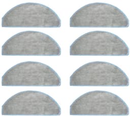 (8 PCS) Q052020 Q0120 Y0140 Vervangende Dweilpads geschikt voor iRobot Roomba Vacuum 2 Essential Robot Combo Robotstofzuiger en Dweil Y0140 Y0110 Q011 Q0120 Dweildoeken Accessoireset — thumbnail 1