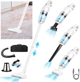 STILVORA Steelstofzuiger Steelstofzuiger - 4-in-1 Oplaadbare Stofzuiger Met 10000Pa Zuigkracht En Extra Groot 350 ml Reservoir - Multifunctioneel Voor Meerdere Scènes - ABS - Zwart — thumbnail 3