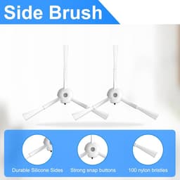 Cosensi - Accessoireset voor robotstofzuigers: 1 hoofdrolborstel, 4 hepa-filters, 4 dweilpads, 6 zijborstels, 4 stofzakken, 1 borstel — thumbnail 5