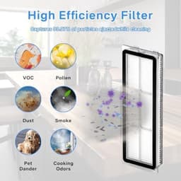 PromoHome 4 HEPA-Filter voor Dreame D10 Plus Gen 2, D20 Pro Plus, L10s Pro Gen 2/3, D10 Plus, D10s Plus, L10 Prime, L10 Ultra, L10s Plus, L10s Ultra, L10s Pro, Reserveonderdelen voor Robotstofzuiger — thumbnail 3