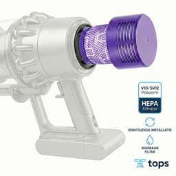Tops filterset voor Dyson V10 – Geschikt voor SV12 & SV27 – Wasbaar en Herbruikbaar – 2 stuks — thumbnail 4