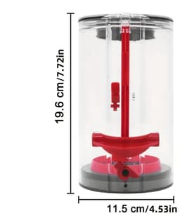 Stofreservoir geschikt voor Dyson V10-Serie - Geschikt voor SV12 Modellen - Inclusief Rode Afdichtingsring & Handvat - Transparante Stofcontainer — thumbnail 2