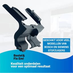 Fixem Geschikt voor Bosch Siemens Stofzakhouder - Vervangt 00495701 - 112 mm Breed - Stofzuiger Stofzak Houder - Stevige Bevestiging - Compatibel met BSG62185 VS06C100 — thumbnail 5
