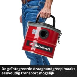 Aszuiger - Kachelreiniger - Haard Schoonmaken - Inclusief Voorfilter - 18 Liter Reservoir - Rood Zwart — thumbnail 5