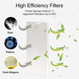 HEPA-filters set voor robotstofzuiger - 8 stuks - efficiënt — thumbnail 2