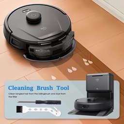 20 Stuks Reserveonderdelen Geschikt voor Eufy L50/ L60/ L50 SES/ L60 SES Stofzuigerrobot, Vervangende Accessoireset met 2 Hoofdborstels, 8 Zijborstels, 8 Filters, 1 Reinigingsborstel, 1 Schroevendraaier — thumbnail 2