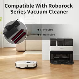 Geschikt voor Roborock S7 MaxV Ultra/S7 Pro Ultra - Filter & Borstelrol Set - wasbaar, herbruikbaar (4 stuks) — thumbnail 3