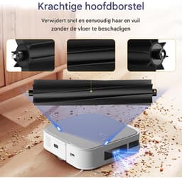 TOVBMUP 19 Stuks Stofzuigeronderdelen - Onderhoudsset voor Ecovacs Deebot X2 Omni/X2/X2 Pro - Geschikt voor Ecovacs Deebot X2 Serie - Incl. 1 Hoofdborstel, 4 HEPA-Filters, 4 Dweilpads, 4 Stofzakken en 6 Zijborstels — thumbnail 5