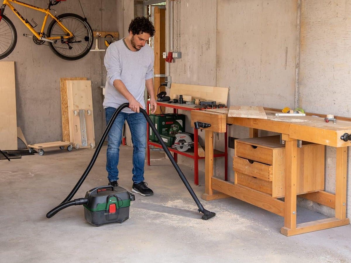 Bosch Accessories 4x vliesstofzuigerzakken - voor Bosch AdvancedVac 20 UniversalVac 15 - Wit — afbeelding 1