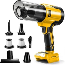 Accustofzuiger compatibel met DeWalt 18 V 20 V (zonder accu's), lichte elektrische handstofzuiger met 3 HEPA-filters - ShopVlot — thumbnail 1