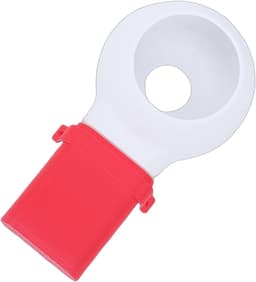 Boorstof opvangbak - Stofvanger boor - Muur boren - Herbruikbaar - 12 x 6 cm - Wit rood — thumbnail 1