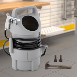 Mobiele Zandstraler - Verrijdbare Zandstraler - Metaal Reinigen - Grote Capaciteit - 15 kg - Grijs — thumbnail 3