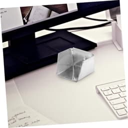 Stoffer Zonder Handvat - Vuilnis Stoffer - Bureau Reinigen - IJzeren Materiaal - 7 x 7 x 5 cm - Zilver — thumbnail 4