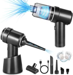 Handstofzuiger 3-in-1 draadloos met 9000 PA zuigkracht + persluchtfunctie + oplaadbaar mini stofzuiger voor auto en huis — thumbnail 2