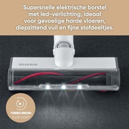 Draadloze Stofzuiger - Lichtgewicht Handstofzuiger - Snelle Reiniging - 40 Minuten Looptijd - 2-in-1 Functie - Wit — thumbnail 2