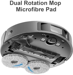 PromoHome Vervangende Mopdoeken 4 Stuks - Geschikt voor Dreame L10 Ultra/L10S Pro/L10S Ultra/L10S Pro Ultra Heat/L10 Prime/L20 L30 L40 L50 Ultra/X30 X40 X50 Ultra/Mova E30 V50 Ultra P10 P50 Pro Ultra Robotstofzuigers — thumbnail 4