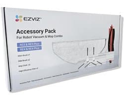 EZVIZ Accessory Pack voor Robot Vacuum & Mop Combo met Hoofdborstel, Zijborstels, Hoogrendementsfilters en Herbruikbare Dweildoeken