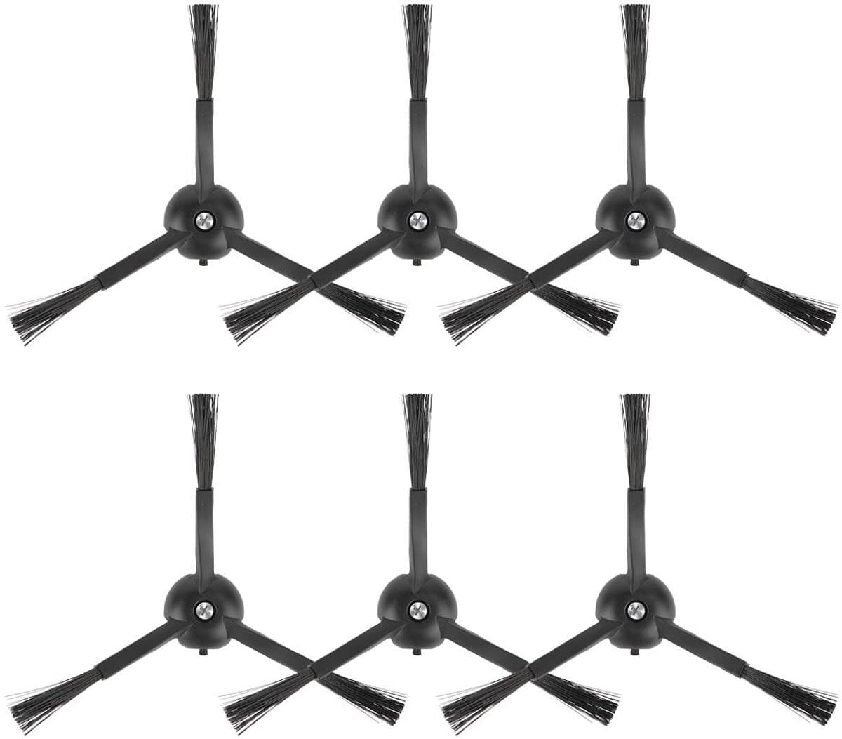 Dailygoods- Zijborstels 6 Stuks - Compatibel met Roborock Q5 Max+, S8 MaxV Ultra, Q5 Pro - Q8 Max+ - Q Revo - Qrevo Pro - Qrevo S - Qrevo Slim - Qrevo Master - Stofzuigerborstels — afbeelding 1