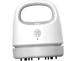Draagbare Stofzuiger - Mini Tafelmodel - Bureau Schoonmaken - USB Oplaadbaar - 9.9 x 9.9 cm - Grijs