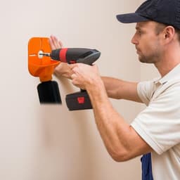 Boorstofvanger - Stofopvangbak - Schone werkplek - Praktisch flesontwerp - 10.5 x 8.3 cm - Oranje — thumbnail 5