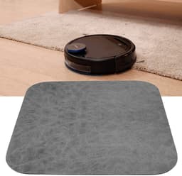 Dailygoods- Absorberende Mat Antislip - Waterdichte Pad - Universeel voor Robot Stofzuiger - Afmetingen 42x42x0,5cm - Perfecte Pasvorm - Rubber Materiaal - Stofzuigermat — thumbnail 1