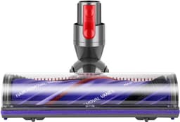 ZENC® Aangedreven Zuigmond Geschikt voor Dyson Steelstofzuiger V15, V11, V10, V8 & V7 - Turbo Borstel - Vloerzuigmond - Stofzuigermondstuk - Opzetstuk - Mondstuk - Stofzuigeraccessoires - Grijs — thumbnail 5