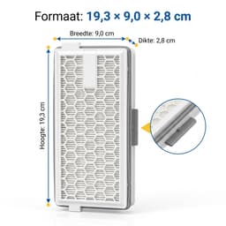 Ryoudavell - 2 stuks Miele stofzuigerfilters filter geschikt voor Miele（SF-HA50）S4, S5, S6, S8, S8000 - S8999 - S6000 - S6999 - S5000 - S5999 - S4000 - S4999 - Complete C2/C3 — thumbnail 3