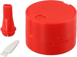 Mini Stofzuiger - Desktop Reiniger - Bureau Schoonmaken - Hoge Zuigkracht - 9 x 7.8 cm - Rood — thumbnail 1