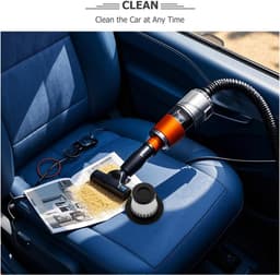 SnelShoppen - Auto-stofzuigeraccessoires set van 2 herbruikbare wasbare filters voor draadloze handstofzuiger, licht en compact, brede compatibiliteit — thumbnail 2