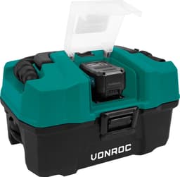 VONROC Compacte alleszuiger / stofzuiger - 20V - Incl. Diverse accessoires, 4.0Ah accu en snellader — thumbnail 3