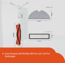 Replacements onderdelen geschikt voor Dreame D9 (Max - Pro)- L10 (Pro) Gen 1 — thumbnail 2