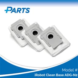 iRobot Clean Base ADG-N2 Stofzakken (3 Stuks, Plus.Parts® alternatief voor 4626194 / 4640235) — thumbnail 1