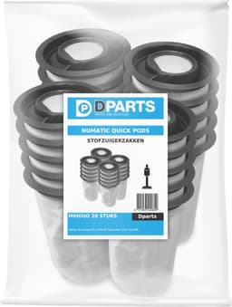 20x Dparts stofzuigerzakken geschikt voor Numatic steelstofzuiger - Henry en Hetty Quick Pods - nr. 915744 - 915269 — thumbnail 2