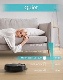 Lefant Robot Stofzuiger M210 M210 Pro - Huishoudelijke Apparaten Wifi App Alexa Controle Sweep Dweil - Huisdier Haar Vloertapijt — thumbnail 4