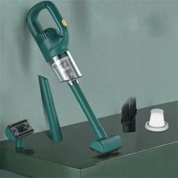 Bovista Kruimeldief - Handstofzuiger - Snoerloos - Draadloos - Auto Stofzuiger - Caravan - Best Verkocht - Car Vacuum Cleaner - Mini - Groen — thumbnail 2