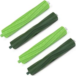 Set van 2 rollen borstels voor iRobot Roomba, reserveonderdelen voor iRobot Roomba E Serie E5 E6 i Serie i7 i7+ i7 Plus i3 i3+ Robotik 4 rubberen borstels — thumbnail 1