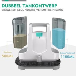 Tapijtreiniger - Vlekkenreiniger - Zetelreiniger - Meubelreiniger - Bank & Meubel Reiniger Stofzuiger - Tapijt Apparaat - Krachtig — thumbnail 2