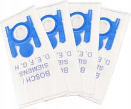 20 x Anti-allergene stofzuigerzakken SUPER ZAK KRACHTIG !!! voor stofzuiger Bosch Siemens - D E F G H - BOSCH Serie 4 - BGLS48X350 model SBMB01/BA2000 - 3 LAGEN - HYGIËNISCHE AFDICHTING - 20 stuks — thumbnail 2