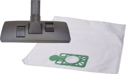 Geschikt voor NUMATIC. 10 stuks. Stofzuigerzakken en Combinatie zuigmond voor Henry, Nupro, Hetty, Harry, James, Butler, Nuvac, Synthetisch. COVAKO Merk — thumbnail 1
