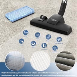 Accessoires geschikt voor Miele GN Complete C3 C2 Compact C1 C2 S8340, 6 stofzuigerzakken 2 HEPA-filters 4 stofzakken met microfilter — thumbnail 4