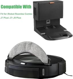 Vervangende Dweilpads geschikt voor iRobot Roomba Combo J7+/J7/Roomba j9+ Robotstofzuiger - 4 stuks - Hoogwaardige Microvezel - Wasbaar en Herbruikbaar — thumbnail 2