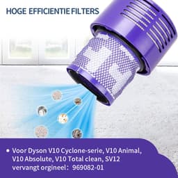 Replacements® HEPA filters geschikt voor Dyson V10 - 2 stuks — thumbnail 5