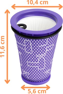 Filter geschikt voor Dyson Big Ball vervangingsfilter 967371-01 [Pack 2] stofzuiger — thumbnail 3