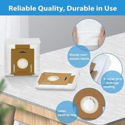 18 stuks - inclusief 1 hoofdborstel, 6 zijborstels, 3 filters, 4 poetsdoeken, 4 stofzakken - Voor Ecovacs Deebot N8 /N8+ /N8 Pro /N8 Pro+ /T8 /T8+/ T8 AIVI/ T8 Max/ T9 /T9+/N10 yeedi vac hybrid/ yeedi vac Station/yeedi vac 2 pro/N10+ Series — thumbnail 4
