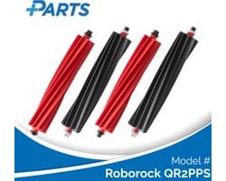 Roborock QR2PPS Borstels (4 Stuks, Plus.Parts® alternatief voor 8.02.0322)