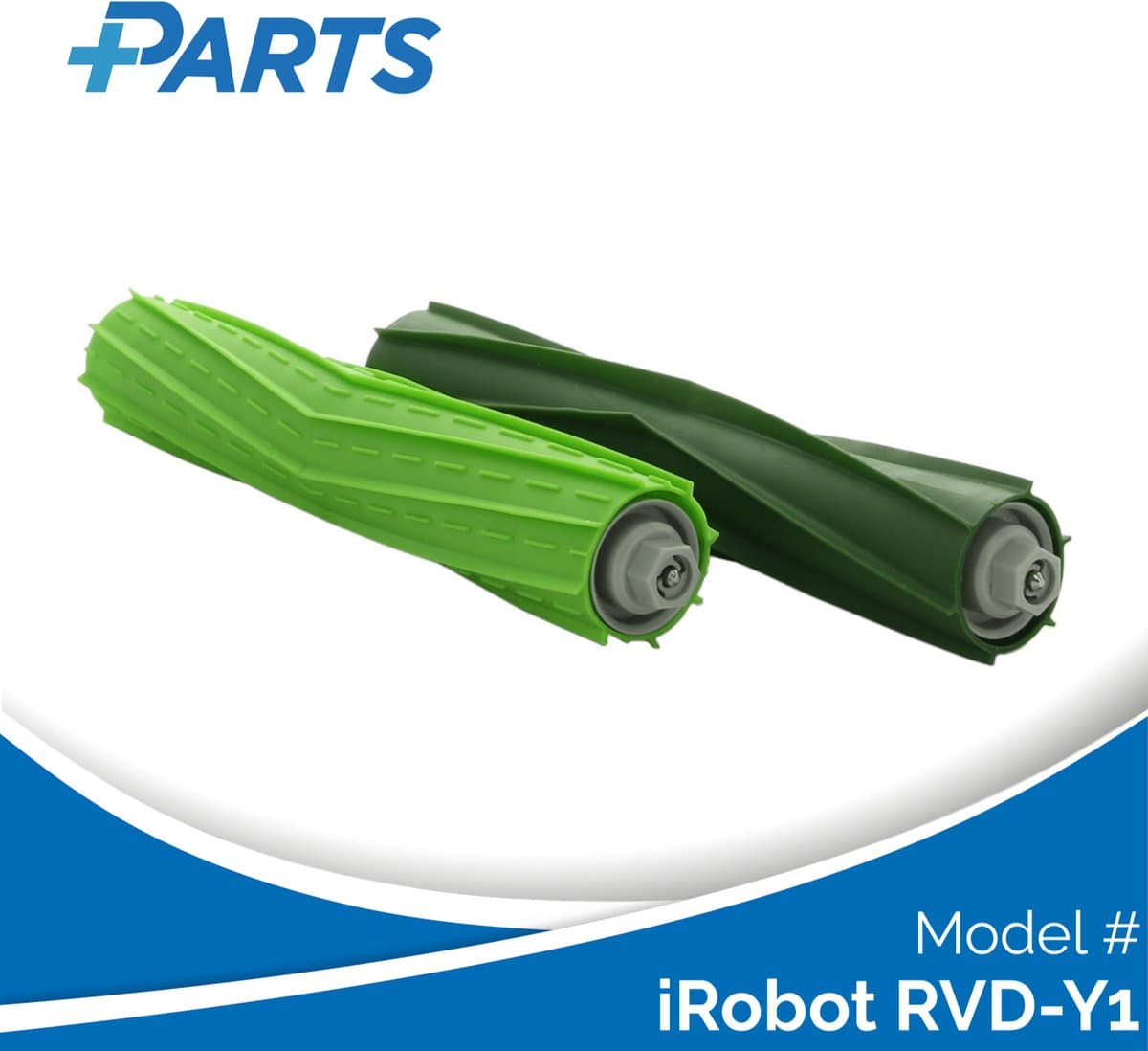 iRobot RVD-Y1 Borstels (2 Stuks, Plus.Parts® alternatief voor 4624870) — afbeelding 1