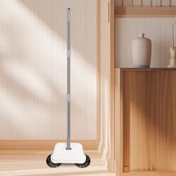 Handmatige Vloerveger met Zwenkbare Kop voor Kruimels en Stof - 33cm Werkbreedte — thumbnail 2