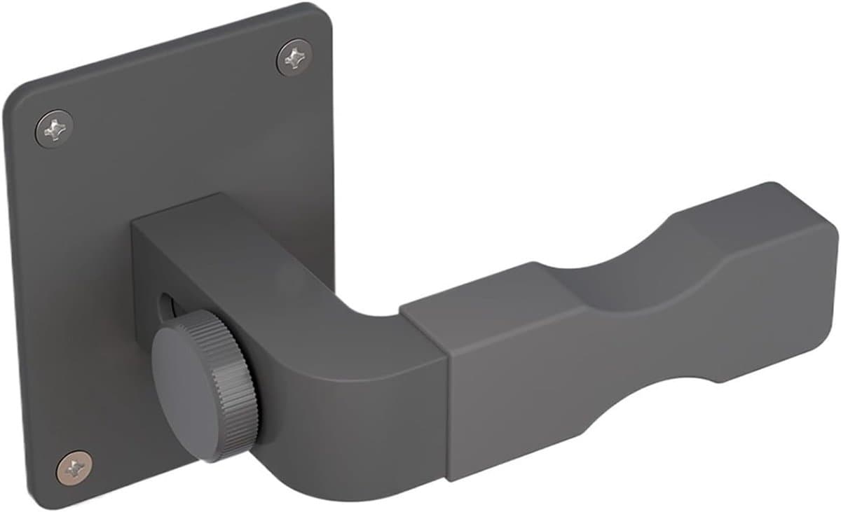 Stofzuigerslanghouder - Wandhouder Accessoire - Ophangen Steelstofzuiger - Verstelbaar Ontwerp - 130 x 88 mm - Grijs — afbeelding 1