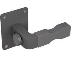 Stofzuigerslanghouder - Wandhouder Accessoire - Ophangen Steelstofzuiger - Verstelbaar Ontwerp - 130 x 88 mm - Grijs